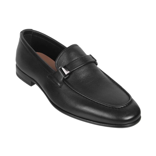 J.Fontini Men Black Formal Moccasin (SKU: 14-744-11-40)