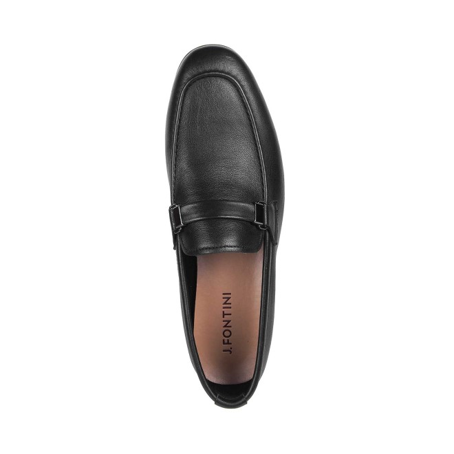 J.Fontini Men Black Formal Moccasin (SKU: 14-744-11-40)