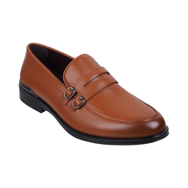 J.Fontini Men Tan Formal Moccasin (SKU: 14-749-23-43)