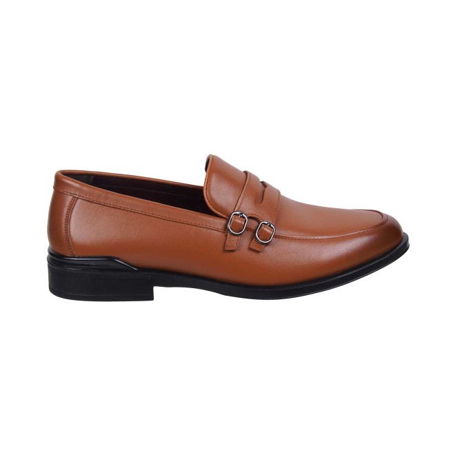 J.Fontini Men Tan Formal Moccasin (SKU: 14-749-23-43)