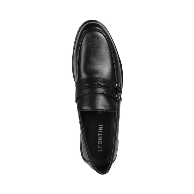 J.Fontini Men Black Formal Moccasin (SKU: 14-749-11-40)