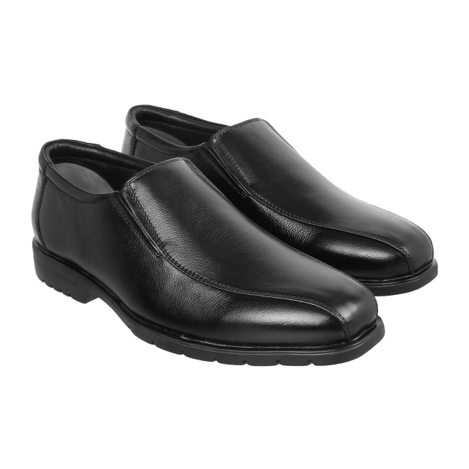 J.Fontini Men Black Formal Moccasin (SKU: 14-878L-11-46)
