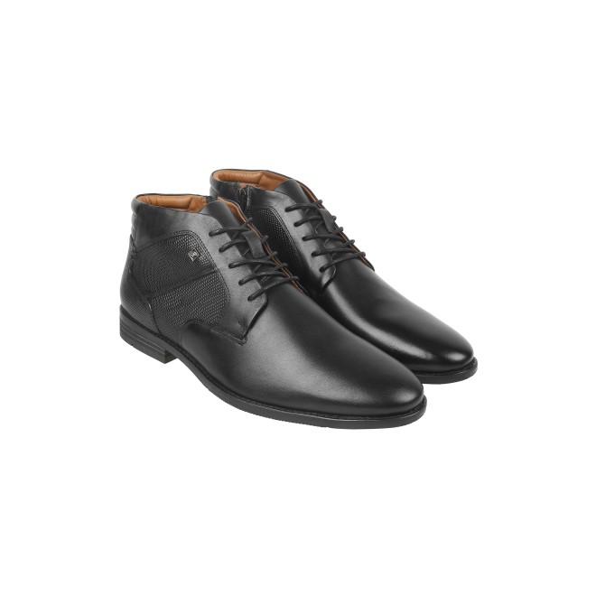 J.Fontini Men Black Formal Boots (SKU: 14-933-11-40)