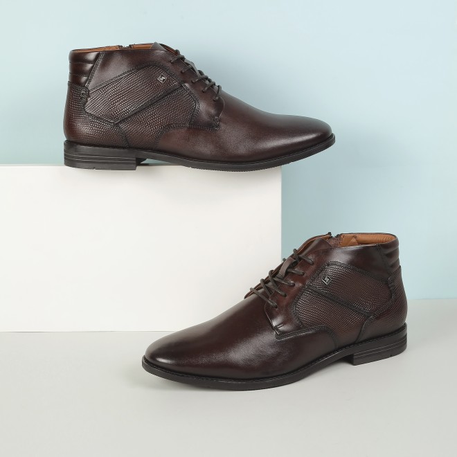 Michii Buy J.Fontini Men Black Formal Boots Online | SKU: 14-933-11-40
