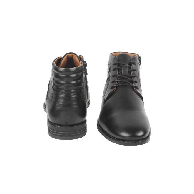 J.Fontini Men Black Formal Boots (SKU: 14-933-11-40)
