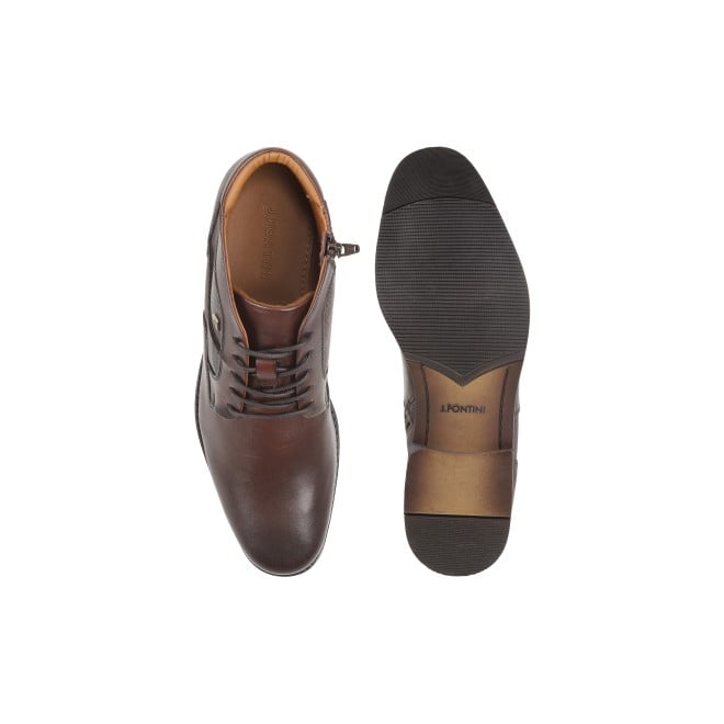 J.Fontini Men Brown Formal Boots (SKU: 14-933-12-40)