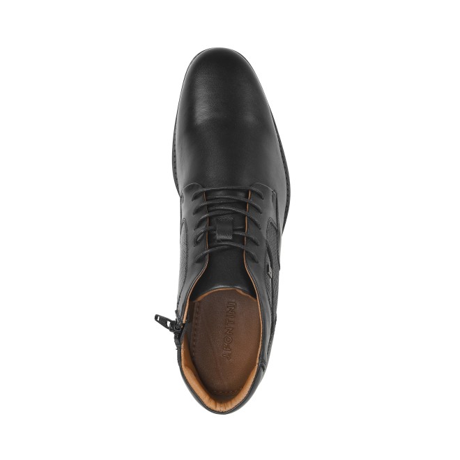 J.Fontini Men Black Formal Boots (SKU: 14-933-11-40)