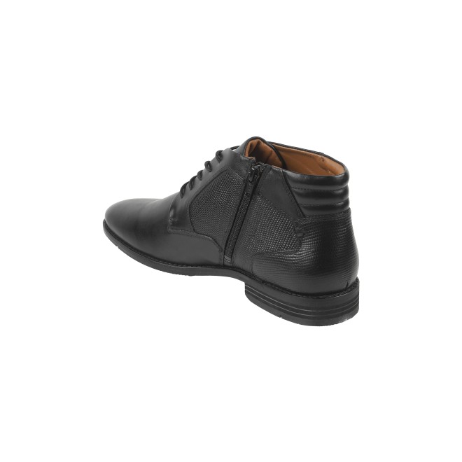J.Fontini Men Black Formal Boots (SKU: 14-933-11-40)