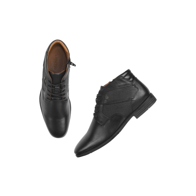 J.Fontini Men Black Formal Boots (SKU: 14-933-11-40)