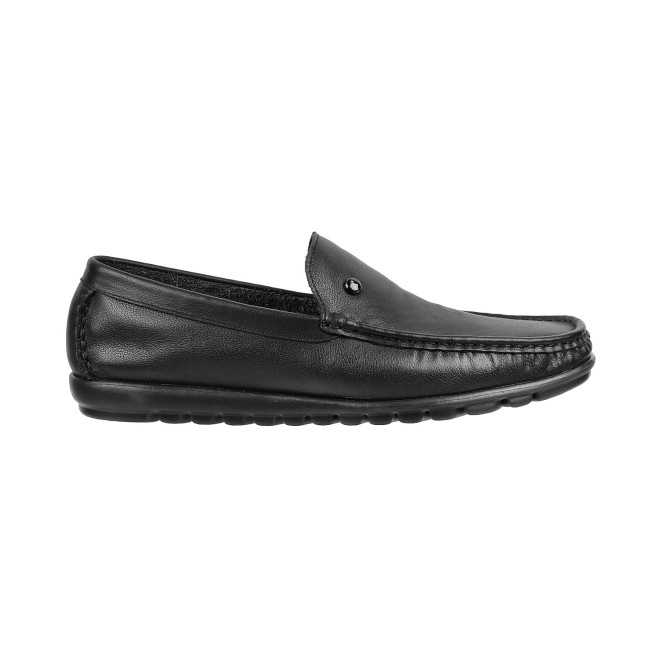 J.Fontini Men Black Casual Loafers (SKU: 14-974-11-40)