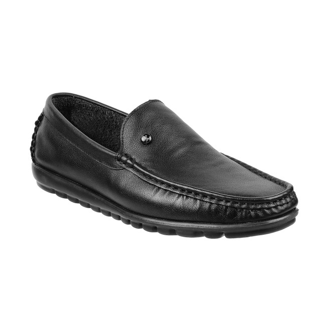 J.Fontini Men Black Casual Loafers