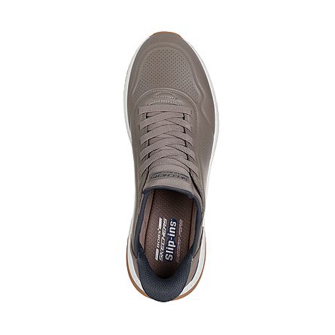 Skechers Men Beige Sports Sneakers (SKU: 158-118424-20-7)