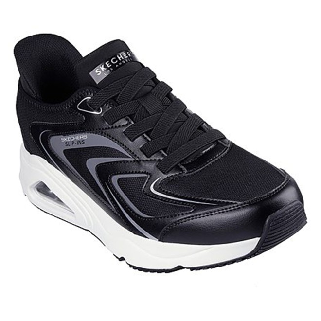 Skechers Men Black Sports Sneakers (SKU: 158-183083-11-7)