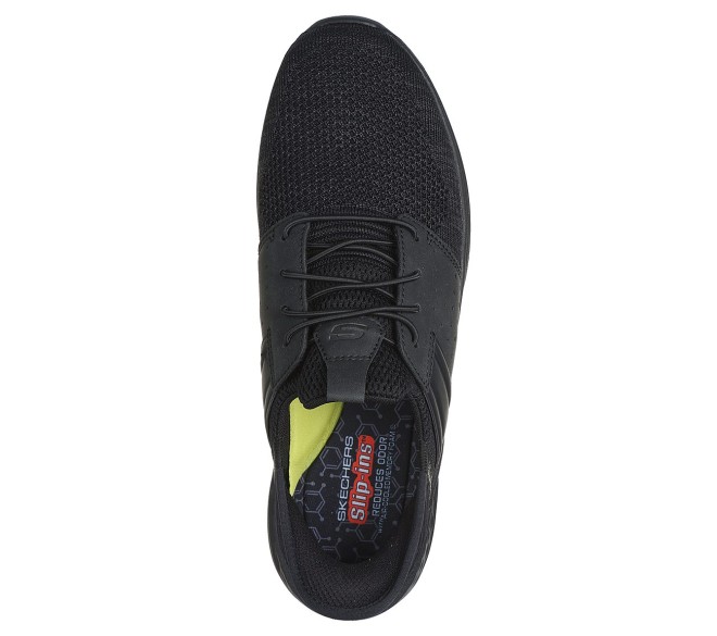Skechers Men Black Sports Walking Shoes (SKU: 158-210811-11-8)
