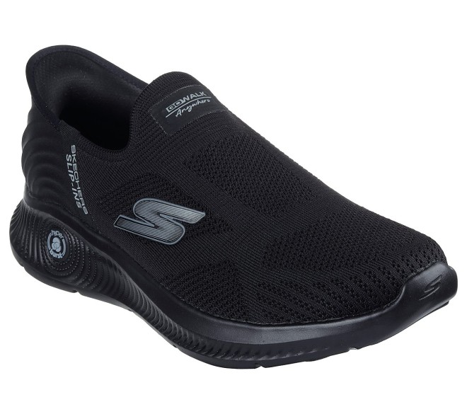 Skechers Men Black Sports Walking Shoes