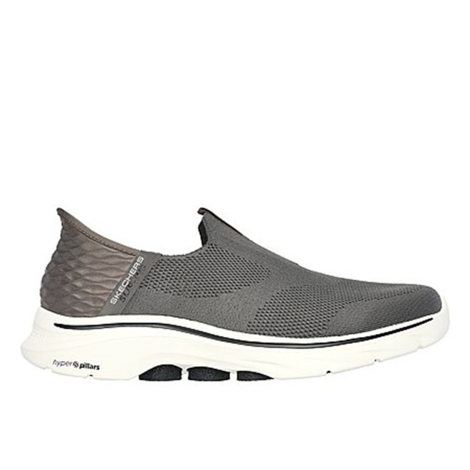 Skechers Men Brown Sports Slip Ons