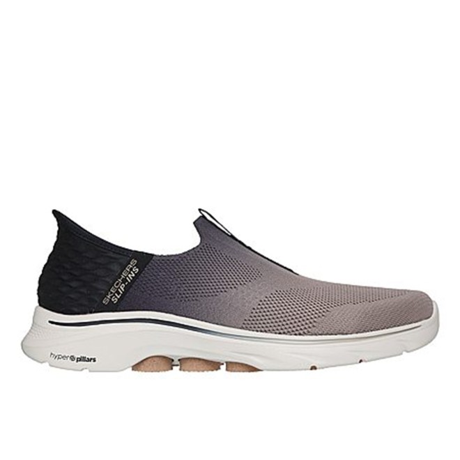 Skechers Men Black-multi Sports Slip Ons