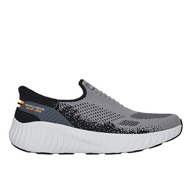 Skechers Men Grey Sports Slip Ons