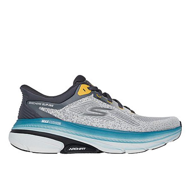 Skechers Men Grey Sports Slip Ons