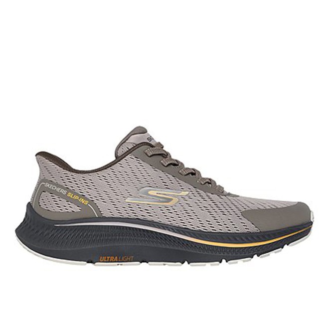 Skechers Men Beige Sports Slip Ons