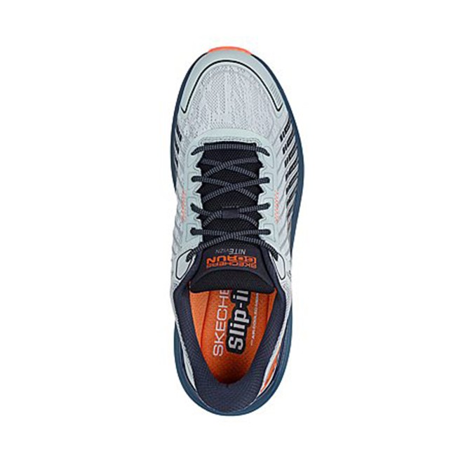 Skechers Men Grey Sports Slip Ons (SKU: 158-220936-14-8)