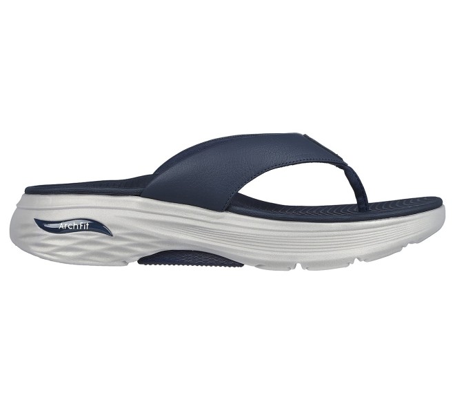 Skechers Men Navy-Blue Casual Slippers (SKU: 158-229142-17-8)