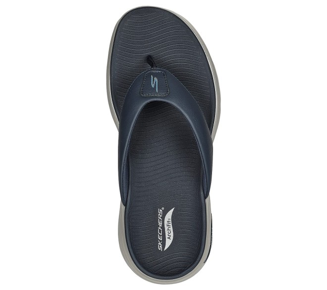 Skechers Men Navy-Blue Casual Slippers (SKU: 158-229142-17-8)