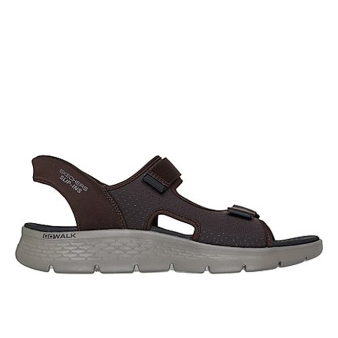 Skechers Men Brown Sports Slip Ons