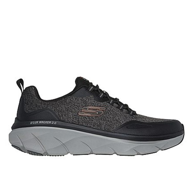 Skechers Men Black-grey Sports Sneakers