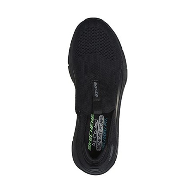 Skechers Men Black Sports Slip Ons (SKU: 158-232722-11-7)