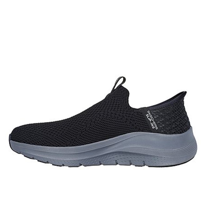 Skechers Men Black-grey Sports Sneakers (SKU: 158-232900-94-7)