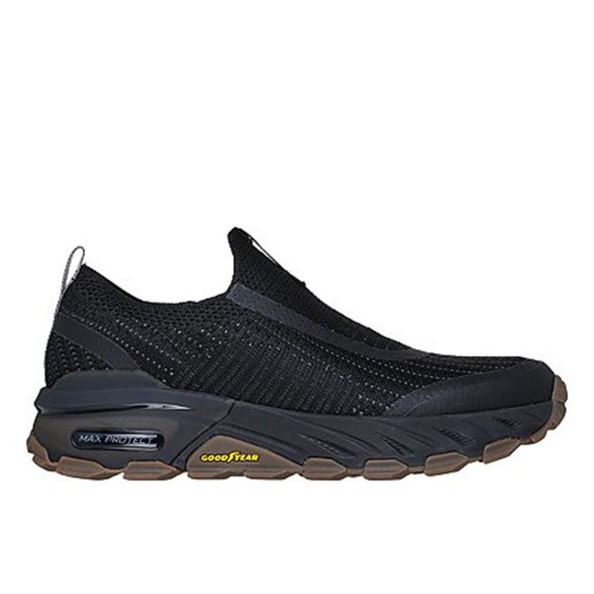 Skechers Men Black-grey Sports Lace Up