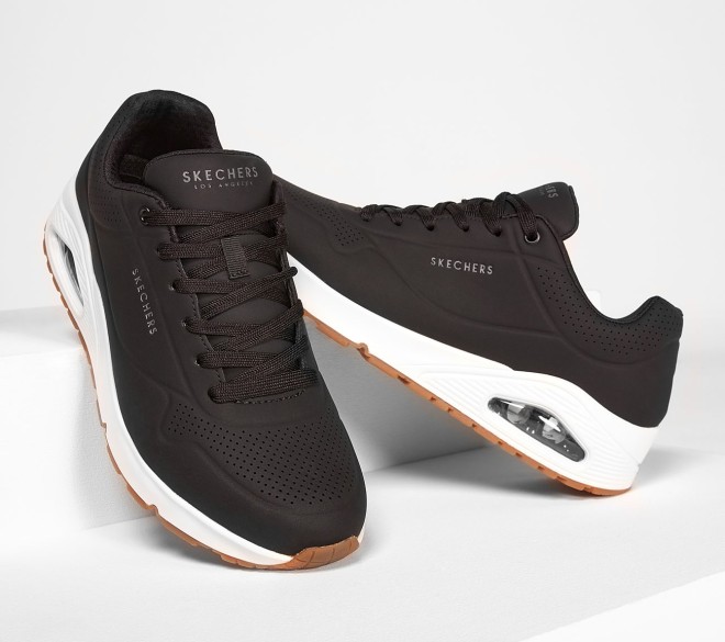 Skechers Men Black Sports Sneakers