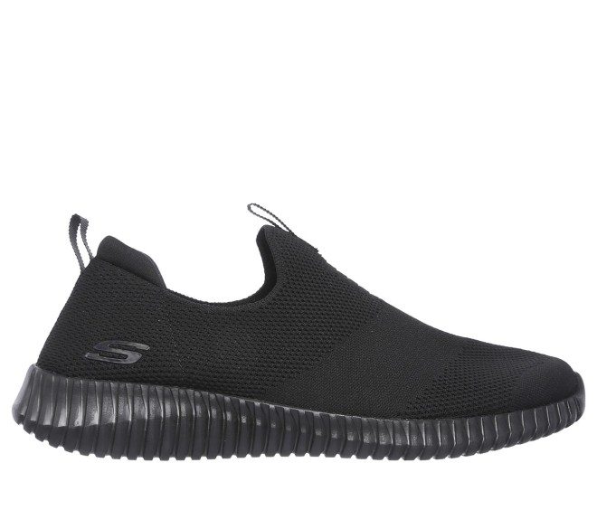 Skechers Men Black-suede Sports Sneakers (SKU: 158-52649-34-7)