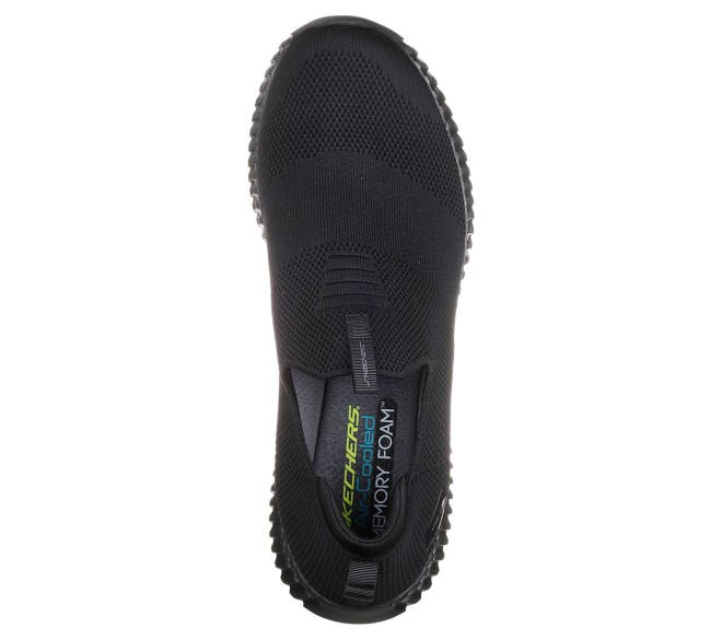 Skechers Men Black-suede Sports Sneakers (SKU: 158-52649-34-7)