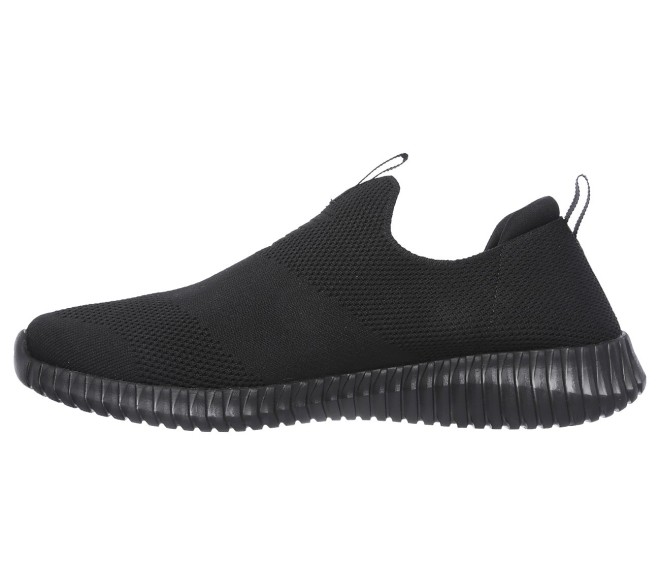 Skechers Men Black-suede Sports Sneakers (SKU: 158-52649-34-7)