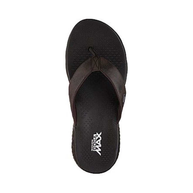 Skechers Men Brown Sports Slippers (SKU: 158-542550-12-8)