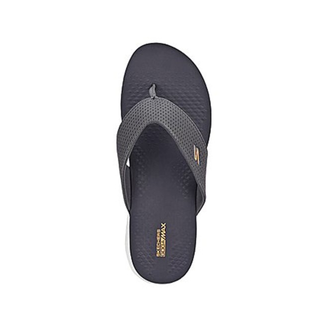 Skechers Men Black-grey Sports Slippers (SKU: 158-894195-94-8)
