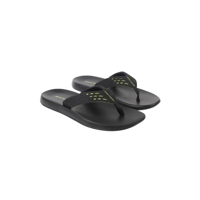 Skechers Men Black Casual Slippers (SKU: 158-894204-11-9) Skechers Men Black Casual Slippers (SKU: 158-894204-11-9)