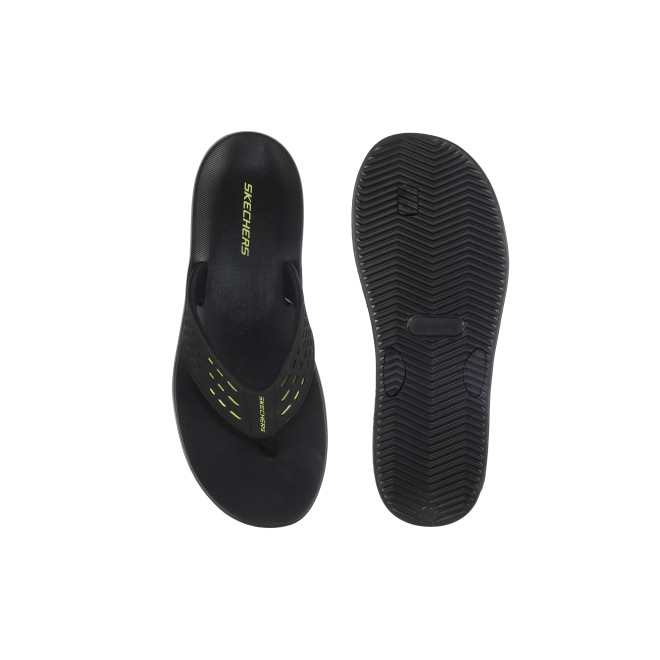 Skechers Men Black Casual Slippers (SKU: 158-894204-11-9) Skechers Men Black Casual Slippers (SKU: 158-894204-11-9)