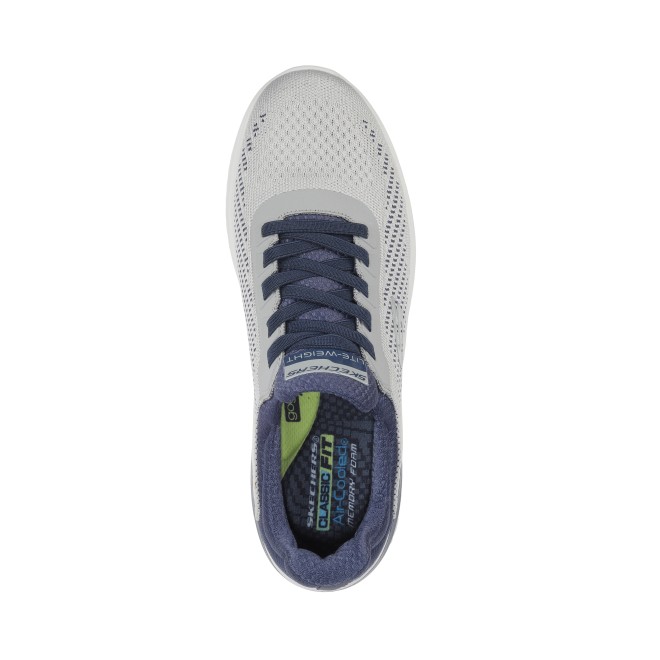 Skechers Men Grey Sports Walking Shoes (SKU: 158-894320-14-7)
