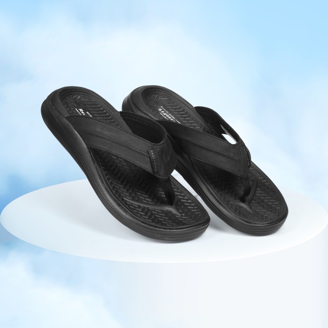 Skechers Men Black Casual Slippers