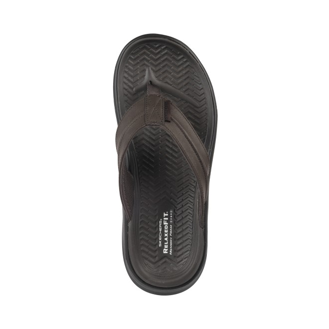 Skechers Men Brown Casual Slippers (SKU: 158-894325-12-9)
