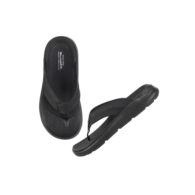 Skechers Men Black Casual Slippers (SKU: 158-894325-11-9)