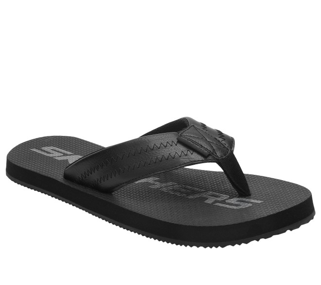 Skechers Men Black Casual Slippers