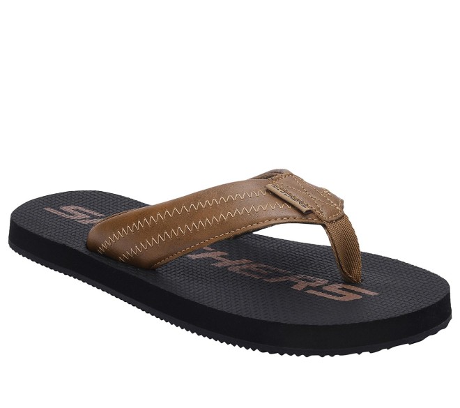 Skechers Men Brown Casual Slippers