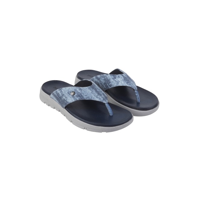 Mochi Men Blue Casual Slippers & Flip Flops (SKU: 16-1005-45-40)