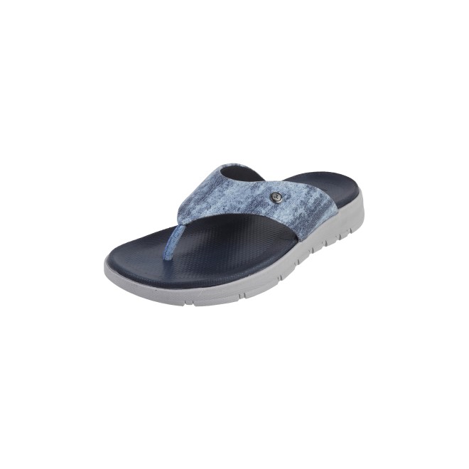 Mochi Men Blue Casual Slippers & Flip Flops (SKU: 16-1005-45-40)