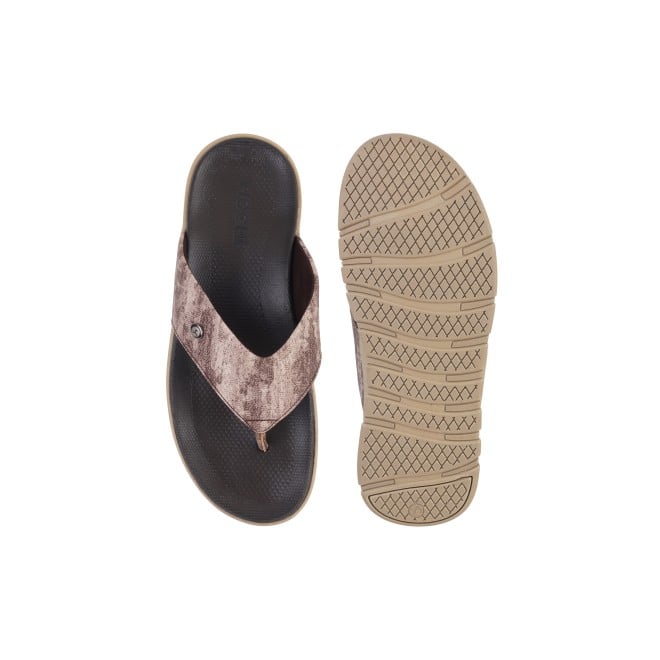 Mochi Men Brown Casual Slippers & Flip Flops (SKU: 16-1005-12-40)