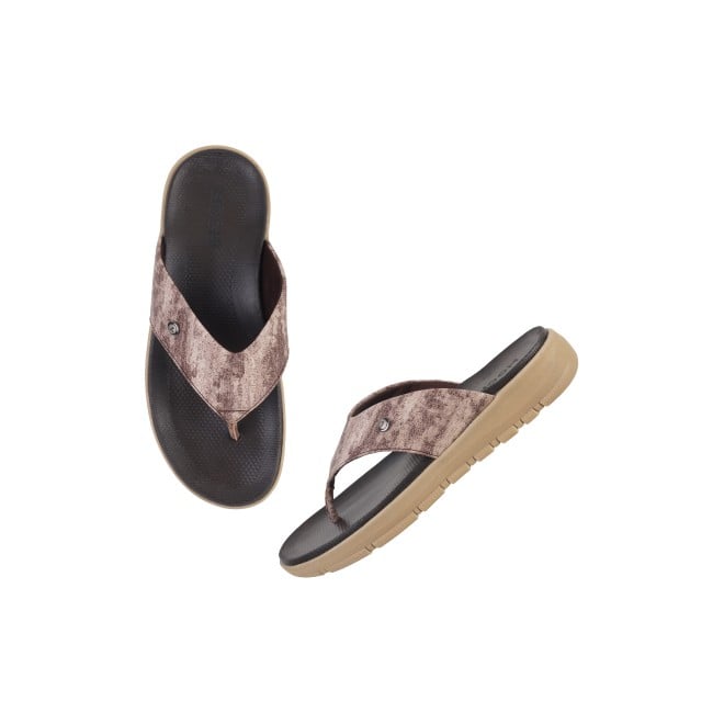 Mochi Men Brown Casual Slippers & Flip Flops (SKU: 16-1005-12-40)